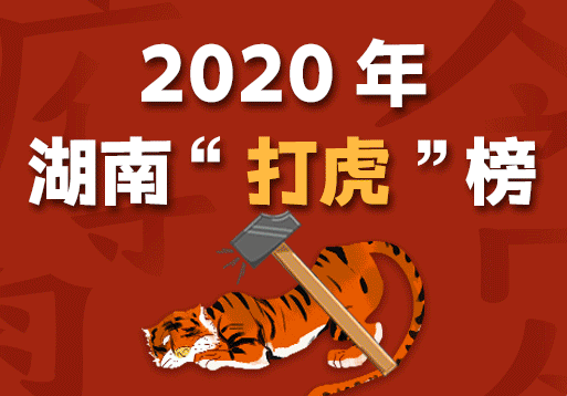 2020年湖南“打虎”榜来了！ 